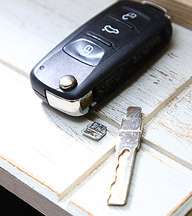 broken car key in Lincoln