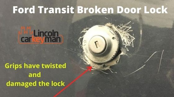 Ford Transit Broken Door Lock