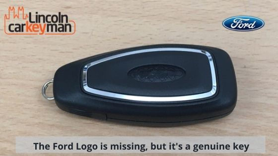 Ford Fiesta smart key no logo