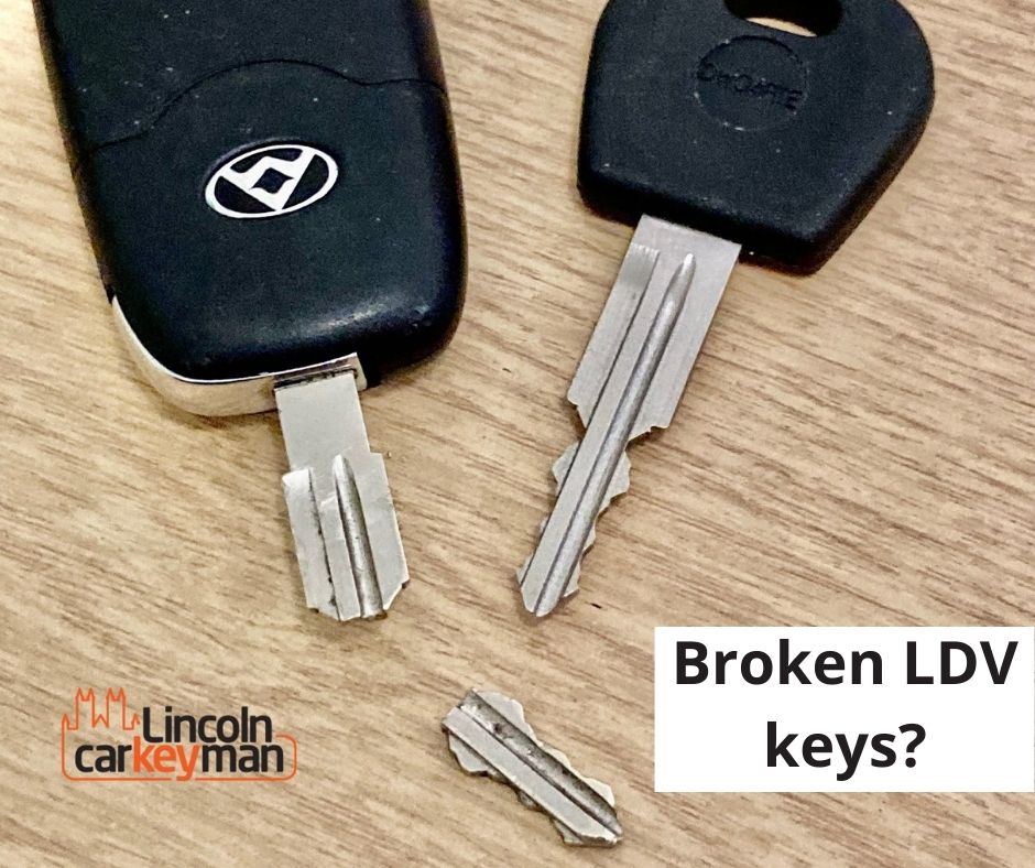 broken LDV Maxus key
